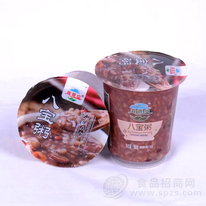 鑫雲中八宝粥杯装早餐粥方便食品360ml