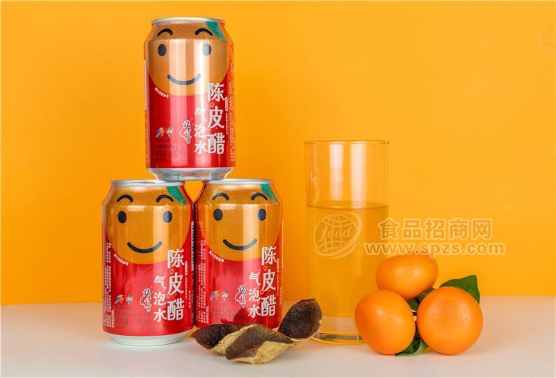 陳皮醋氣泡水易拉罐碳酸飲料330ml