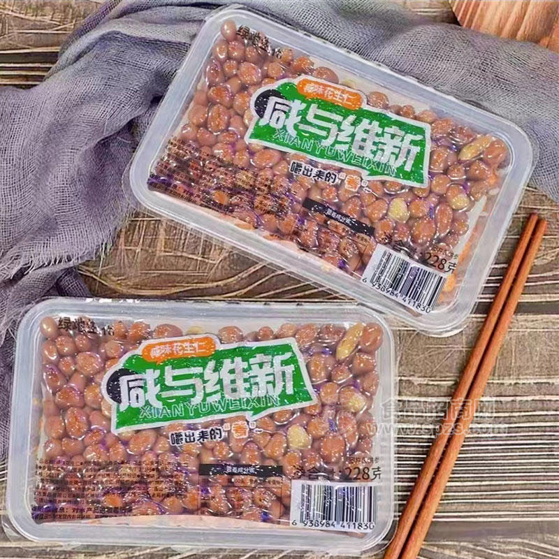 绿地生花咸与维新花生仁咸味228g
