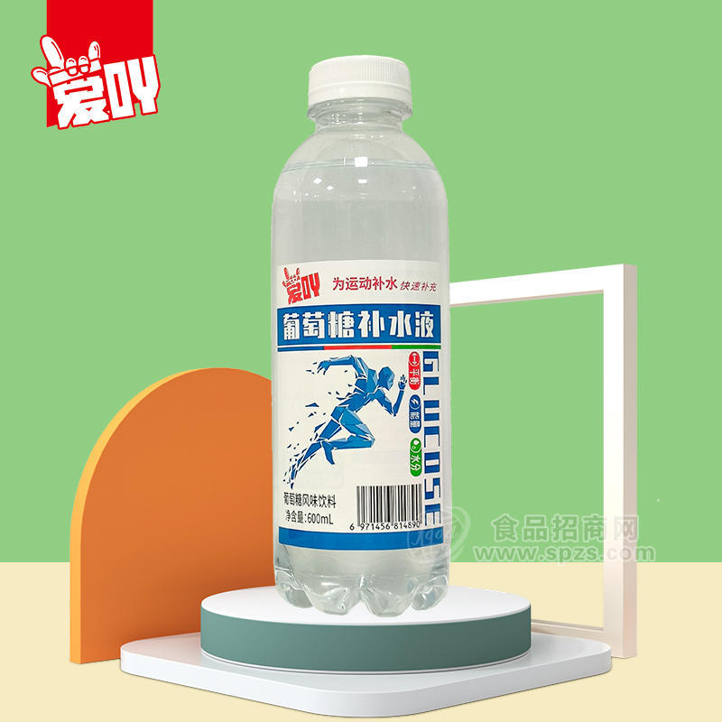 沃咔原味葡萄糖补水液风味饮料600ml