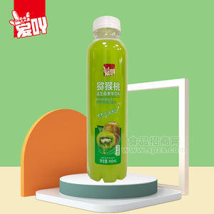 愛吖獼猴桃味益生菌發(fā)酵復合果味果汁飲品488ml