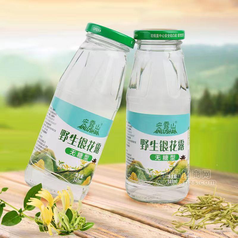 安露山野生银花露无糖型饮料瓶装招商340ml 