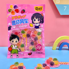 萌孩子迷你风车果汁棒棒糖55g