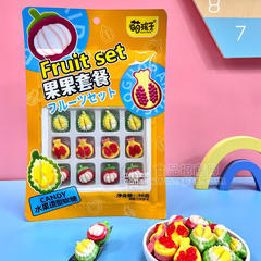 萌孩子果果套餐水果造型软糖36g