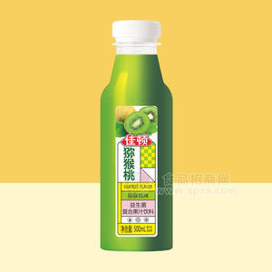 佳頓獼猴桃味益生菌復(fù)合果汁飲料瓶裝招商500ml