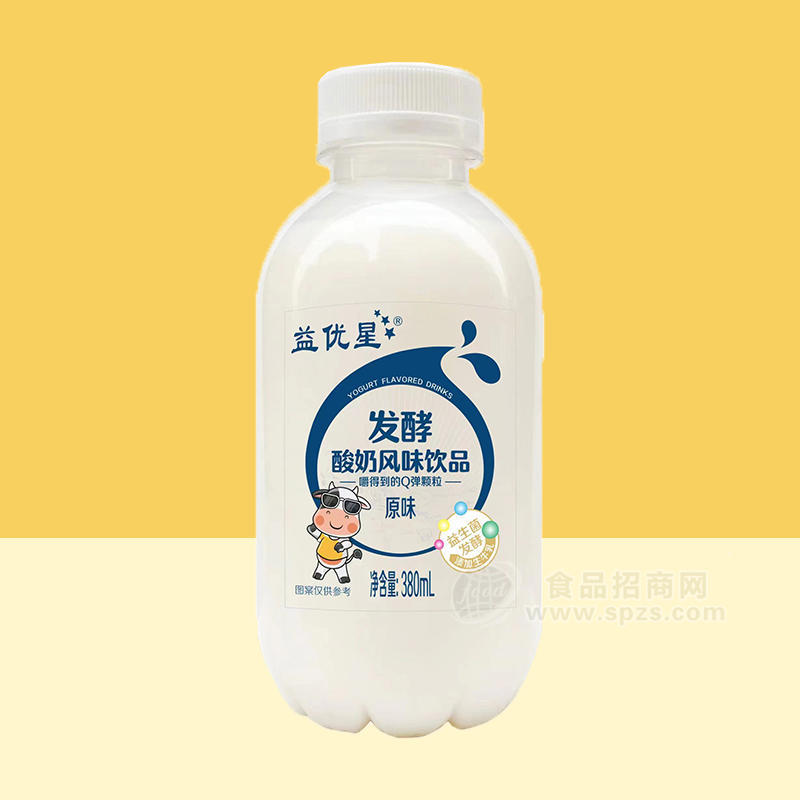 佳頓益優(yōu)星原味發(fā)酵酸奶風(fēng)味飲品瓶裝招商380ml