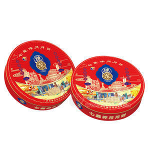 福穗龙七星伴月月饼610g圆盒装