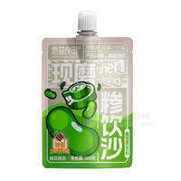 地益良田有机糁饮沙绿豆百合植物蛋白饮料300g自立袋早餐绿豆沙