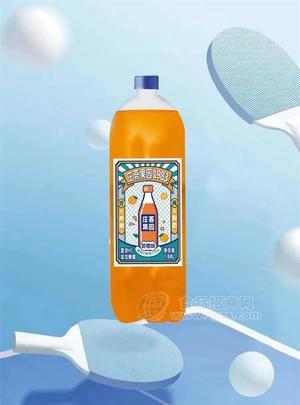 庄荟果园1983甜橙味膳食纤维果汁汽水1.88L餐饮大瓶饮料