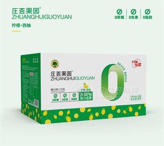 莊薈果園檸檬西柚復(fù)合果汁飲料350ml×15瓶禮盒飲料