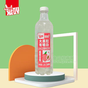 爱吖蜂蜜白桃味果味饮料1.25L