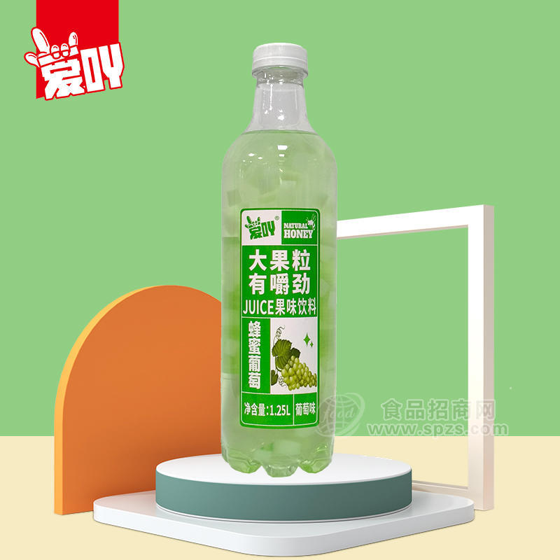 爱吖蜂蜜菠萝味果味饮料1.25L
