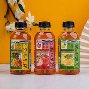 浩明元汽茶水果味添加膳食纤维瓶装招商500ml
