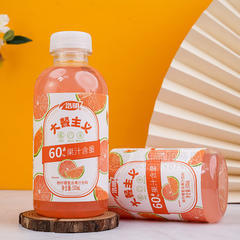 浩明粉柠檬复合果汁饮料60%果汁含量瓶装招商500ml