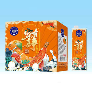 简乐派家有喜事鲜橙果汁饮料箱装招商1.5L×6盒