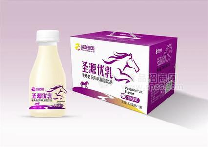 圣源優(yōu)乳酸馬奶百香果味風(fēng)味乳酸菌飲品