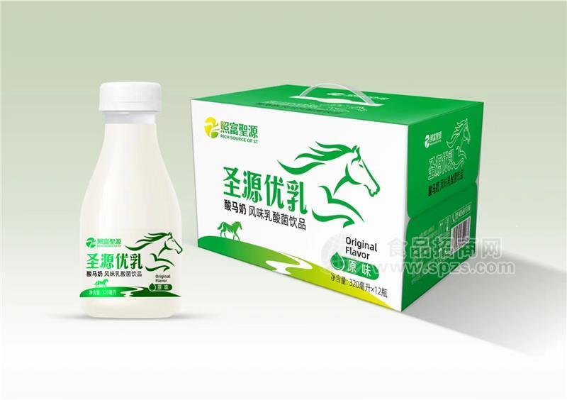 圣源優(yōu)乳酸馬奶原味風(fēng)味乳酸菌飲品