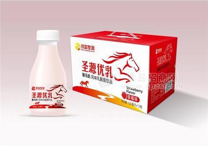圣源優(yōu)乳酸馬奶草莓味風(fēng)味乳酸菌飲品