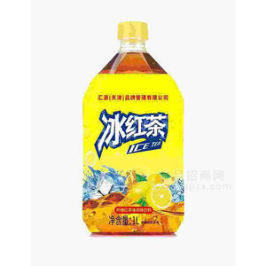 冰紅茶檸檬紅茶風(fēng)味飲料大瓶裝招商1L