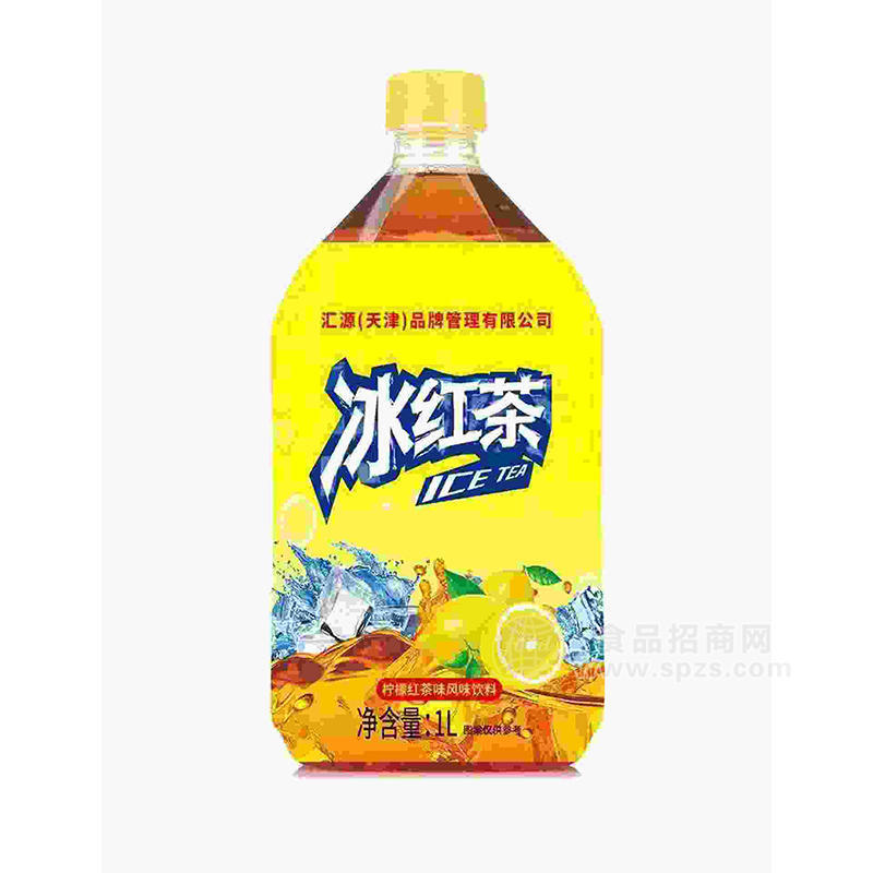 冰红茶柠檬红茶风味饮料大瓶装招商1L 