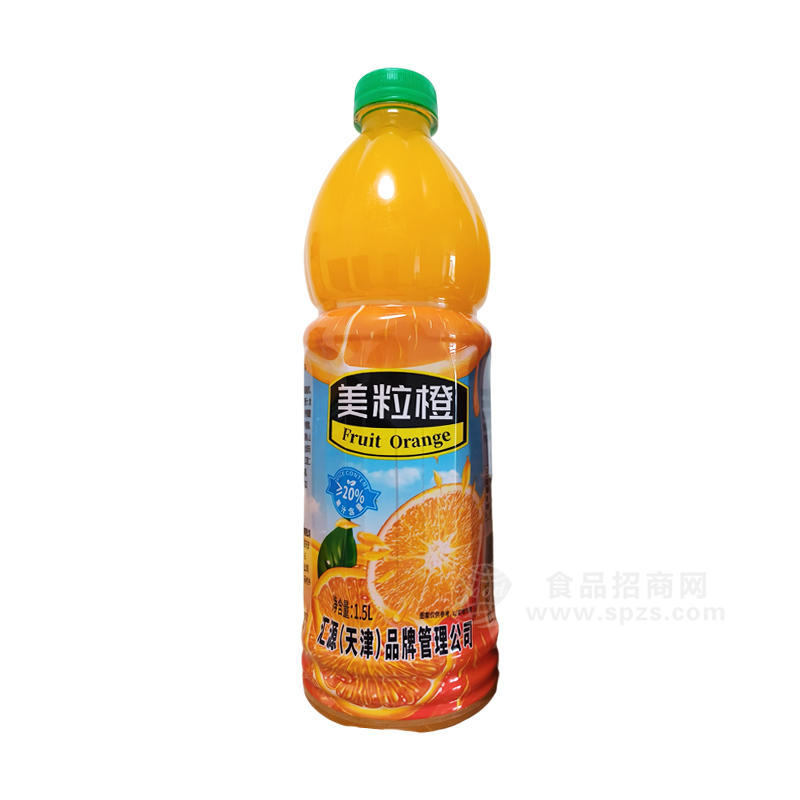美粒橙果汁饮料瓶装招商1.5L 
