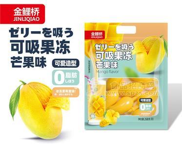 金鲤桥可吸果冻芒果味休闲零食