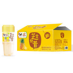 浩明芝士奶昔菠萝果粒乳酸菌饮品箱装招商380ml×15瓶