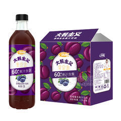 浩明西梅复合果汁饮料60%果汁含量箱装1.25L×6瓶