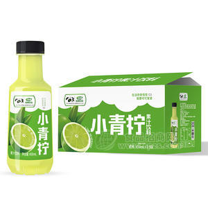 浩明小青檸果汁飲料箱裝招商450ml×15瓶