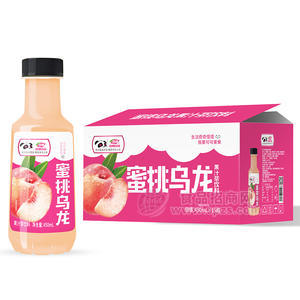 浩明蜜桃烏龍果汁飲料箱裝招商450ml×15瓶