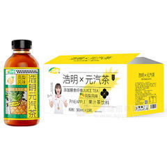 浩明元汽茶饮料凤梨风味箱装招商500ml×15瓶
