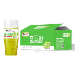 浩明奇亞籽葡萄果粒復合果汁飲料箱裝招商420ml×15瓶