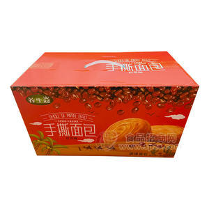 養(yǎng)生冠紅豆味手撕面包調(diào)理面包休閑食品