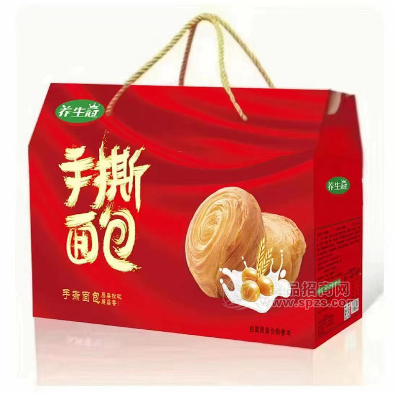 養(yǎng)生冠禮盒裝手撕面包烘焙食品