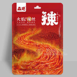 森吧火焰辣絲調(diào)味面制品爆辣味108g招商