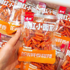 森吧网红小面筋鲜香甜辣调味面制品散装称重