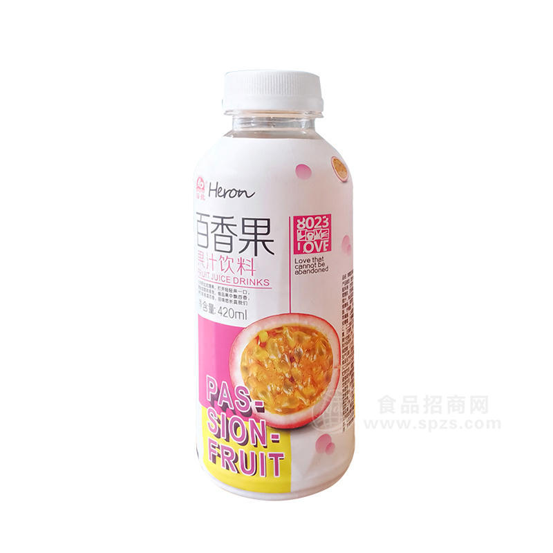 海鷺百香果果汁飲料瓶裝招商代理420ml