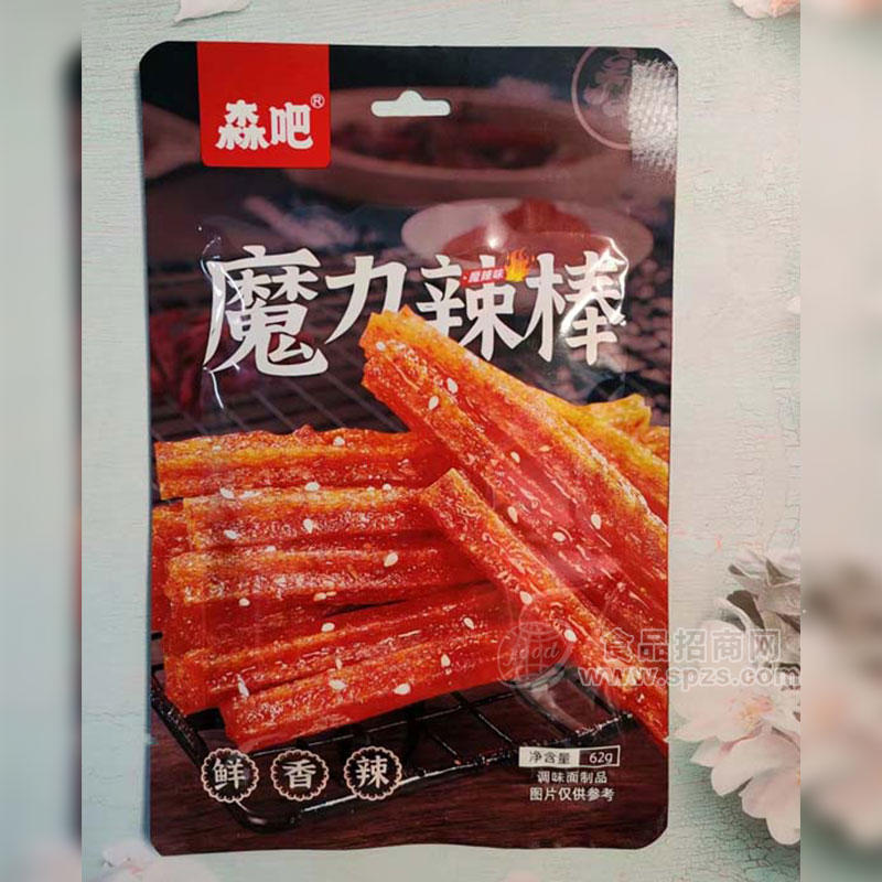 森吧魔力辣棒調(diào)味面制品鮮辣味3元招商62g