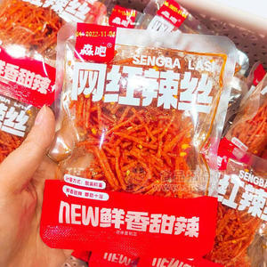 森吧网红辣丝鲜香甜辣调味面制品散装称重