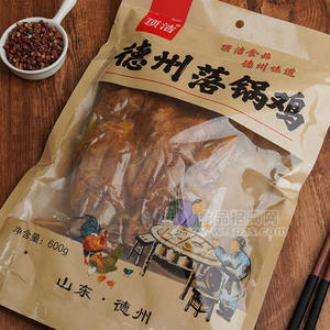 頂潔德州落鍋雞山東德州袋裝招商500g