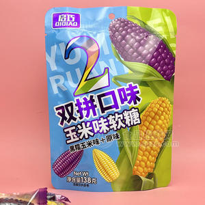 启巧双拼口味玉米味软糖黑糯米味+原味138g