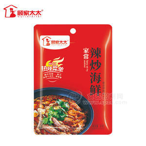 顧家太太辣炒海鮮復合調(diào)味料調(diào)味品80g