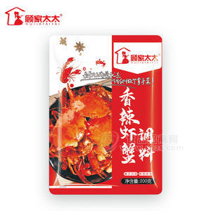 顾家太太香辣虾蟹调料调味品