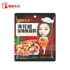 顧家太太青花椒麻辣魚調料調味品210g