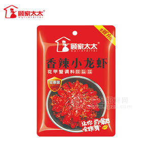 顧家太太香辣小龍蝦花甲蟹調(diào)料調(diào)味品160g