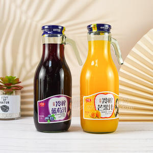 中博冷榨蓝莓汁芒果汁系列瓶装招商1.5L