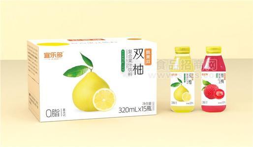 宜乐多杨梅汁双柚汁复合果汁饮料零脂肪