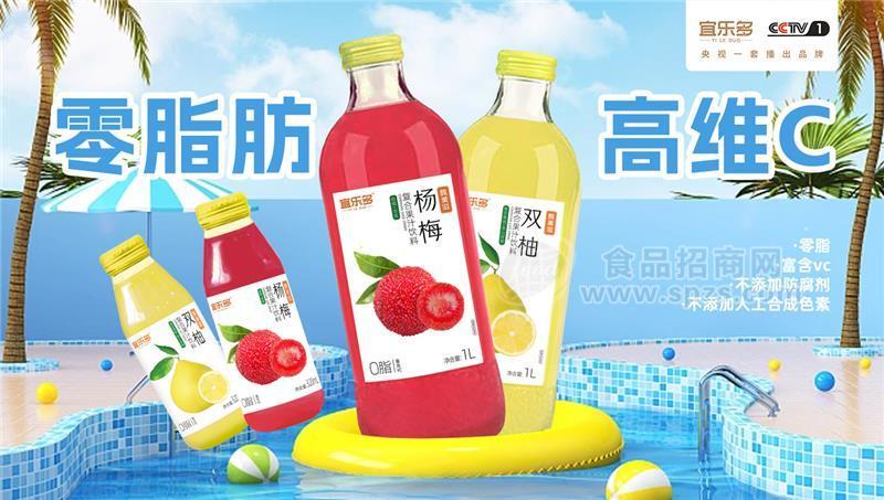 宜樂多雙柚汁楊梅汁復(fù)合果汁飲料零脂肪