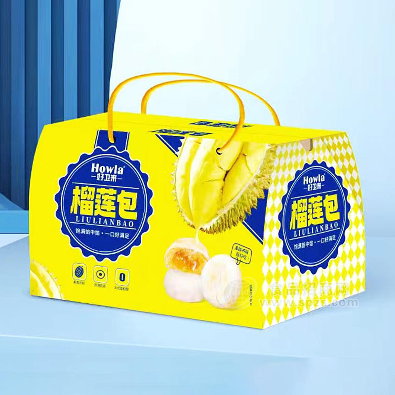 好卫来张经理榴莲包春节年货糕点饼干礼盒