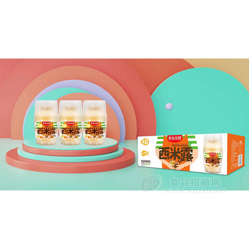 唯唯倍健木瓜西米露风味饮料320gX15瓶